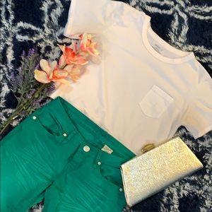 Happy Green Skinny Jeans